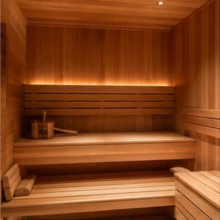 Cedar Walls & Benches design example